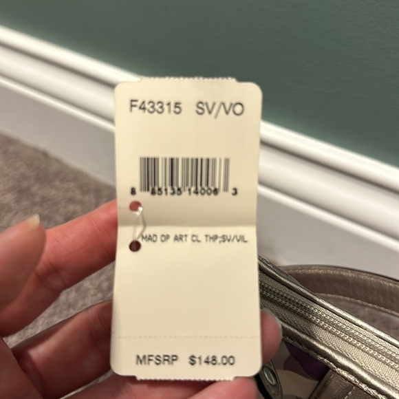 Coach Madison purple Hailey bag 14291 brand new with tags - Picture 6 of 6